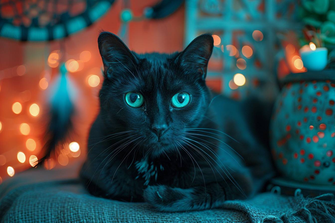 Comment interpréter les rêves de chat noir impliquant une poursuite?