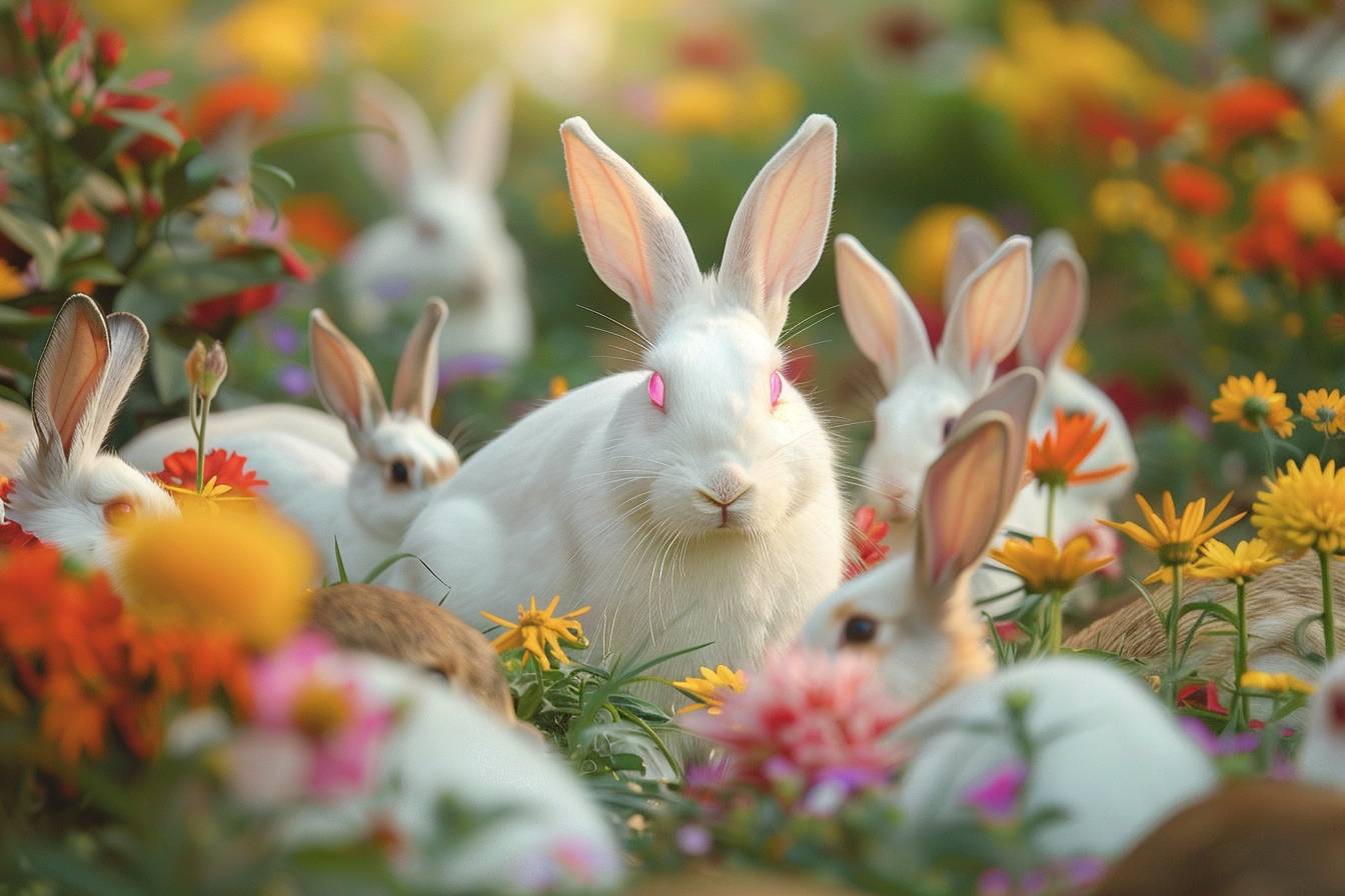 Que signifient les couleurs des lapins dans les rêves?