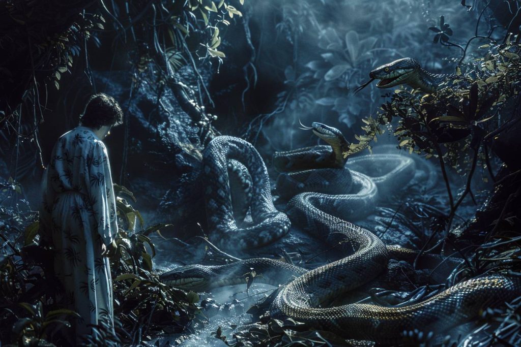 Rever de plusieurs serpents