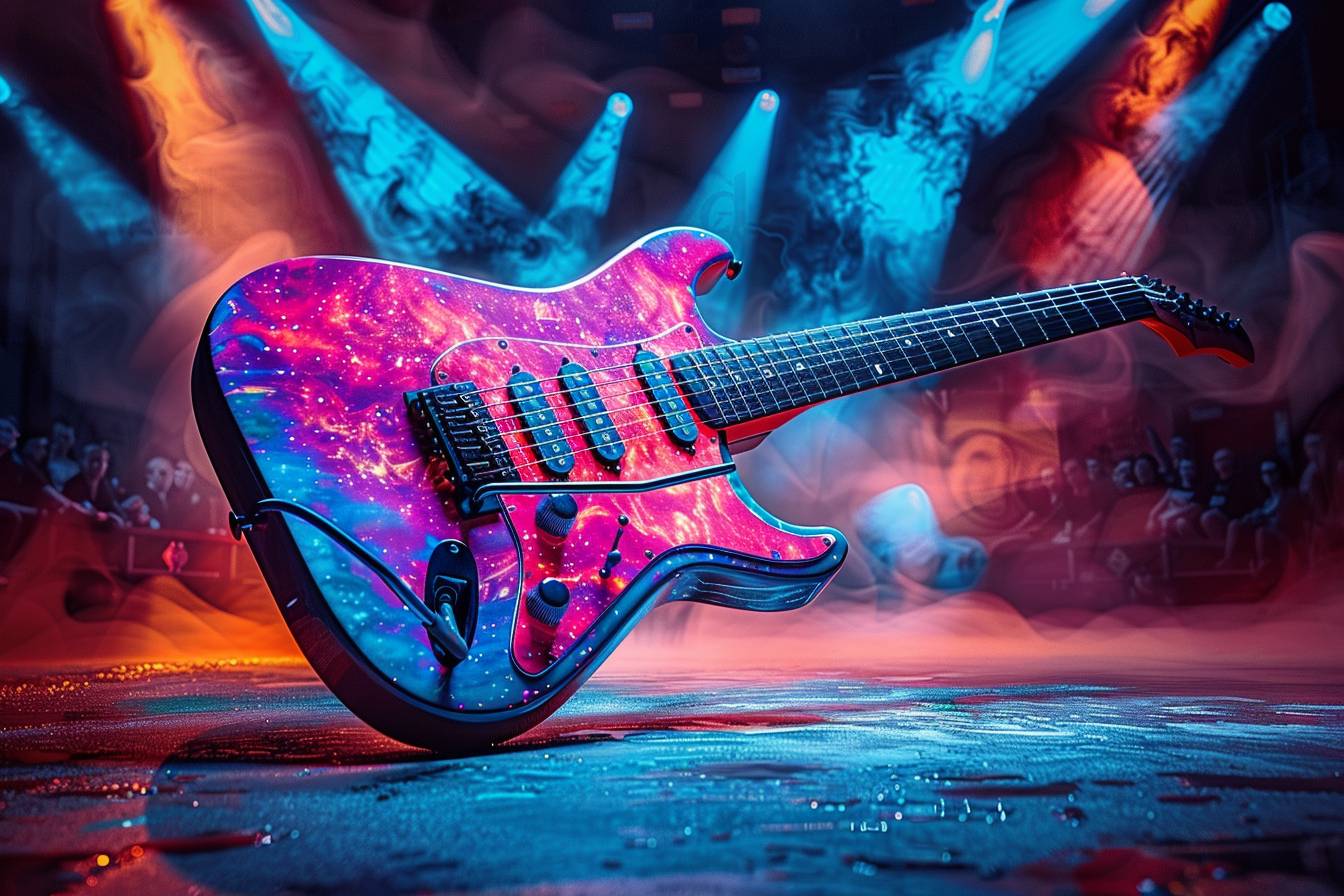 Comment interpréter les couleurs dans un rêve de guitare électrique?