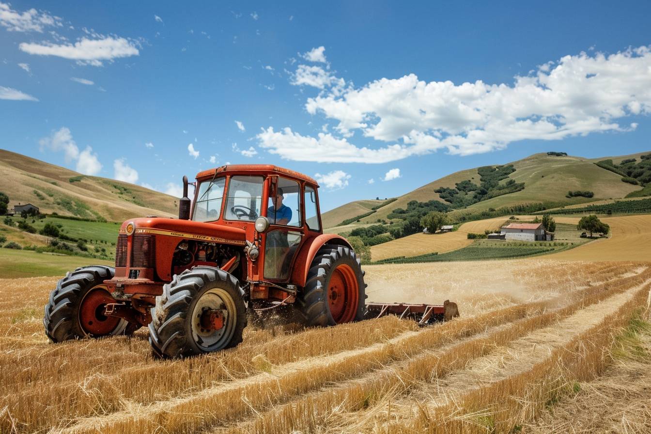 Quel message caché se trouve derrière le rêve de labourer la terre avec un tracteur?