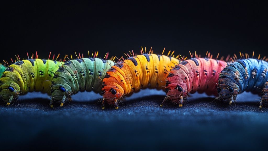 Comment les couleurs des chenilles influencent-elles leur interprétation ?