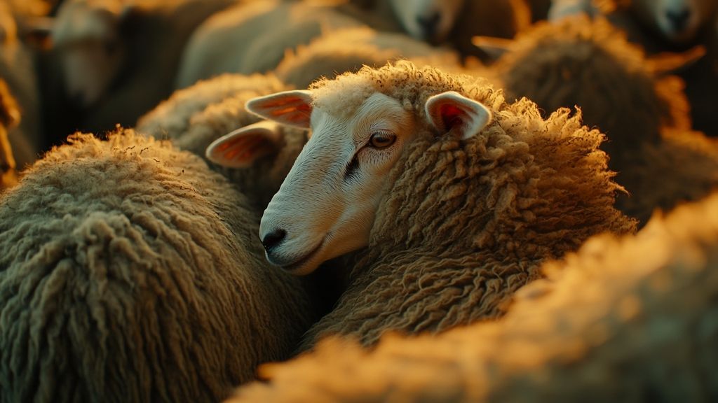 Quel message délivre un troupeau de moutons ?
