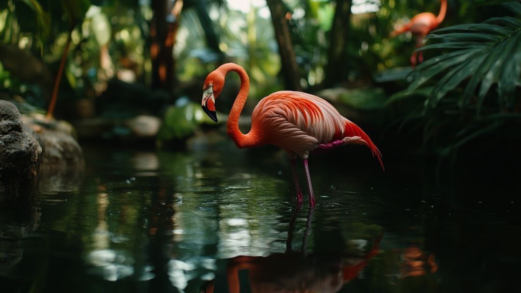 Quel message spirituel le flamant rose véhicule-t-il