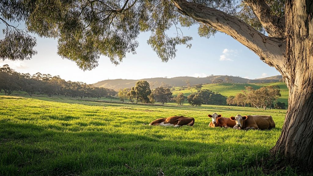 Qu'est-ce que signifie rêver de vaches dans un champ ?