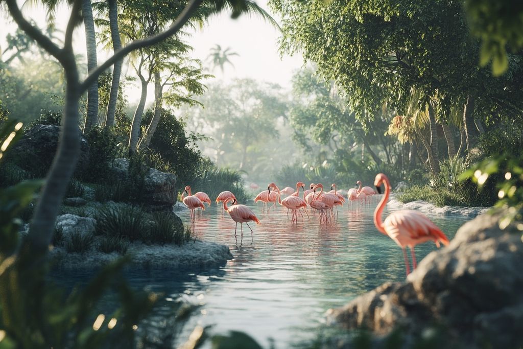 Rever de flamant rose : interprétation et signification